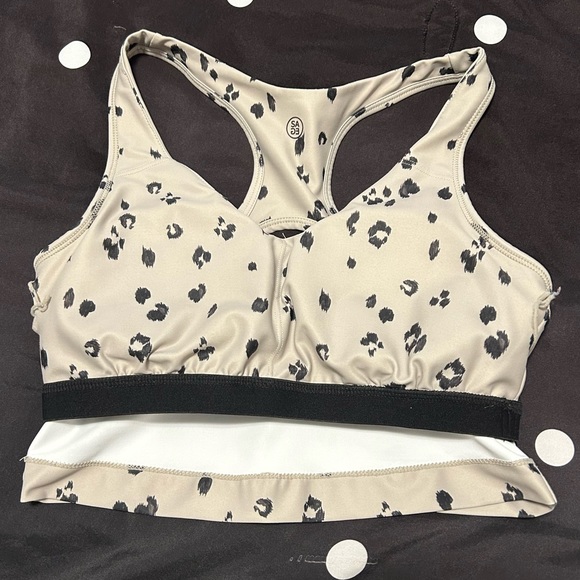 Leopard Print Crop Tank - Picture 3 of 4